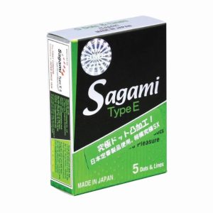 Bao cao su Sagami Type E - Gan va diem noi - Hop 5 cai
