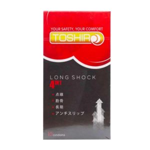 Bao cao su Toshiro Long Shock 4in1 - Keo dai thoi gian - Hop 10 cai