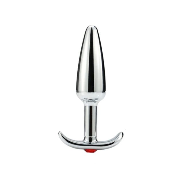 Phich inox cam hau mon hinh giot nuoc - Anal Plug Stainless 12