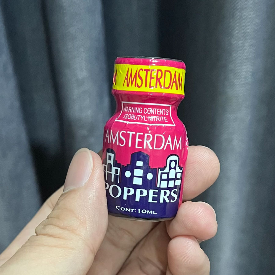 Chai hít tăng khoái cảm Popper Amsterdam Pink
