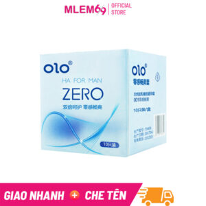 Bao cao su OLO 0.01 Zero Ha For Man Siêu mỏng nhiều gel bôi trơn